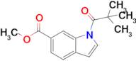 Methyl 1-(2,2-dimethylpropanoyl)-1H-indole-6-carboxylate