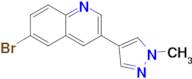 6-bromo-3-(1-methylpyrazol-4-yl)quinoline