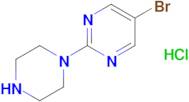 5-Bromo-2-piperazin-1-ylpyrimidine;hydrochloride