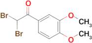 2,2-Dibromo-1-(3,4-dimethoxyphenyl)ethan-1-one