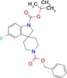 1'-Benzyl 1-(tert-butyl) 5-fluorospiro[indoline-3,4'-piperidine]-1,1'-dicarboxylate