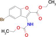 Ethyl 5-Bromo-3-((Ethoxycarbonyl)Amino)Benzofuran-2-Carboxylate