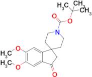 tert-Butyl 5,6-dimethoxy-3-oxo-2,3-dihydrospiro[indene-1,4'-piperidine]-1'-carboxylate