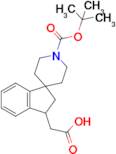 2-(1'-(tert-Butoxycarbonyl)-2,3-dihydrospiro[indene-1,4'-piperidin]-3-yl)acetic acid