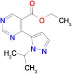 Ethyl 4-(1-isopropyl-1H-pyrazol-5-yl)pyrimidine-5-carboxylate