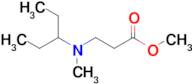 Methyl 3-(methyl(pentan-3-yl)amino)propanoate