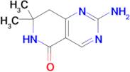 2-Amino-7,7-Dimethyl-7,8-Dihydropyrido[4,3-D]Pyrimidin-5(6H)-One