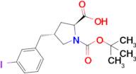 (2S,4R)-1-(tert-Butoxycarbonyl)-4-(3-iodobenzyl)pyrrolidine-2-carboxylic acid