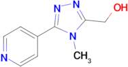 [4-Methyl-5-(4-pyridyl)-4H-1,2,4-triazol-3-yl]methanol