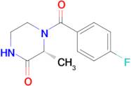 (3R)-4-(4-Fluorobenzoyl)-3-methyl-2-piperazinone