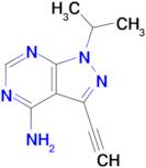 3-Ethynyl-1-(1-methylethyl)-1H-pyrazolo[3,4-d]pyrimidin-4-amine