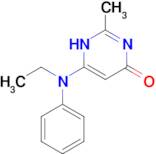 6-[ethyl(phenyl)amino]-2-methyl-1,4-dihydropyrimidin-4-one