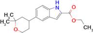 Ethyl 5-(2,2-dimethyltetrahydro-2H-pyran-4-yl)-1H-indole-2-carboxylate