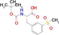 (S)-2-((tert-Butoxycarbonyl)amino)-3-(3-(methylsulfonyl)phenyl)propanoic acid