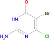 2-amino-5-bromo-6-chloro-3,4-dihydropyrimidin-4-one