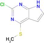 2-Chloro-4-(methylthio)-7H-pyrrolo[2,3-d]pyrimidine