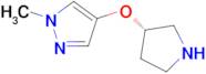 (S)-1-Methyl-4-(pyrrolidin-3-yloxy)-1H-pyrazole