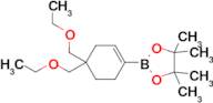 2-(4,4-bis(Ethoxymethyl)cyclohex-1-en-1-yl)-4,4,5,5-tetramethyl-1,3,2-dioxaborolane