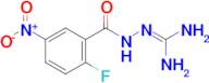 N'-(diaminomethylidene)-2-fluoro-5-nitrobenzohydrazide