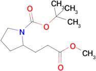 tert-Butyl 2-(3-methoxy-3-oxopropyl)pyrrolidine-1-carboxylate