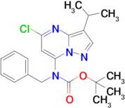 tert-Butyl benzyl(5-chloro-3-isopropylpyrazolo[1,5-a]pyrimidin-7-yl)carbamate