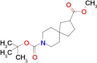 8-(tert-Butyl) 2-methyl 8-azaspiro[4.5]decane-2,8-dicarboxylate