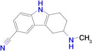 3-(Methylamino)-2,3,4,9-tetrahydro-1H-carbazole-6-carbonitrile