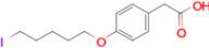 2-(4-((5-Iodopentyl)oxy)phenyl)acetic acid