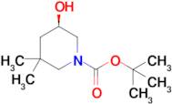 tert-Butyl (5R)-5-hydroxy-3,3-dimethylpiperidine-1-carboxylate