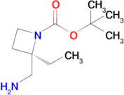 Tert-Butyl (2R)-2-(aminomethyl)-2-ethylazetidine-1-carboxylate