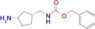 benzyl (((1R,3S)-3-aminocyclopentyl)methyl)carbamate