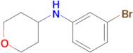 N-(3-bromophenyl)oxan-4-amine