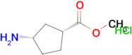 Methyl (1R,3S)-3-aminocyclopentane-1-carboxylate hydrochloride