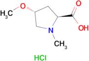 (2S,4R)-4-methoxy-1-methylpyrrolidine-2-carboxylic acid hydrochloride