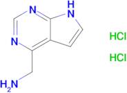 (7H-Pyrrolo[2,3-d]pyrimidin-4-yl)methanamine dihydrochloride