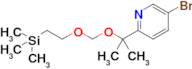 5-Bromo-2-(2-{[2-(trimethylsilyl)ethoxy]methoxy}propan-2-yl)pyridine