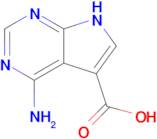 4-Amino-7H-pyrrolo[2,3-d]pyrimidine-5-carboxylic acid