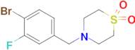 4-(4-Bromo-3-fluorobenzyl)thiomorpholine 1,1-dioxide