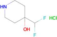 4-(Difluoromethyl)piperidin-4-ol hydrochloride