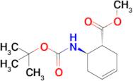 methyl (1R,6R)-6-((tert-butoxycarbonyl)amino)cyclohex-3-ene-1-carboxylate