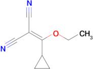 2-[Cyclopropyl(ethoxy)methylidene]propanedinitrile