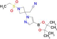 2-[1-(Ethanesulfonyl)-3-[4-(4,4,5,5-tetramethyl-1,3,2-dioxaborolan-2-yl)-1H-pyrazol-1-yl]azetidi...