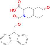 2-(((9H-Fluoren-9-yl)methoxy)carbonyl)-6-oxodecahydroisoquinoline-3-carboxylic acid