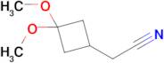 2-(3,3-Dimethoxycyclobutyl)acetonitrile