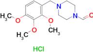 4-(2,3,4-Trimethoxybenzyl)piperazine-1-carbaldehyde hydrochloride