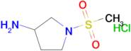 1-Methanesulfonylpyrrolidin-3-amine hydrochloride