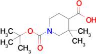 1-[(Tert-butoxy)carbonyl]-3,3-dimethylpiperidine-4-carboxylic acid