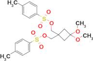 (3,3-Dimethoxy-1-{[(4-methylbenzenesulfonyl)oxy]methyl}cyclobutyl)methyl 4-methylbenzene-1-sulfona…