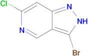 3-bromo-6-chloro-2H-pyrazolo[4,3-c]pyridine