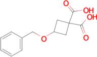 3-(Phenylmethoxy)-1,1-cyclobutanedicarboxylic acid